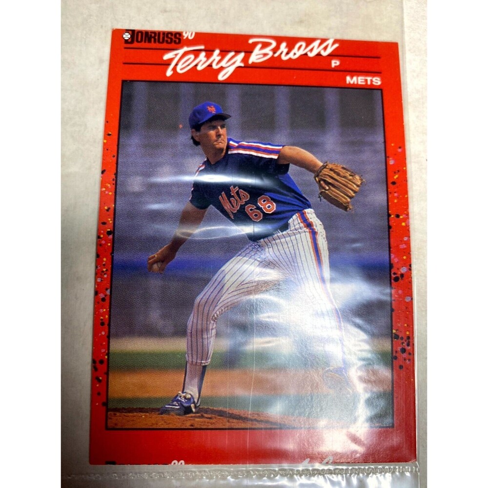 SUPER RARE 1 OF 1~1990 Donruss Terry Bross MIS-CUT ERROR CARD